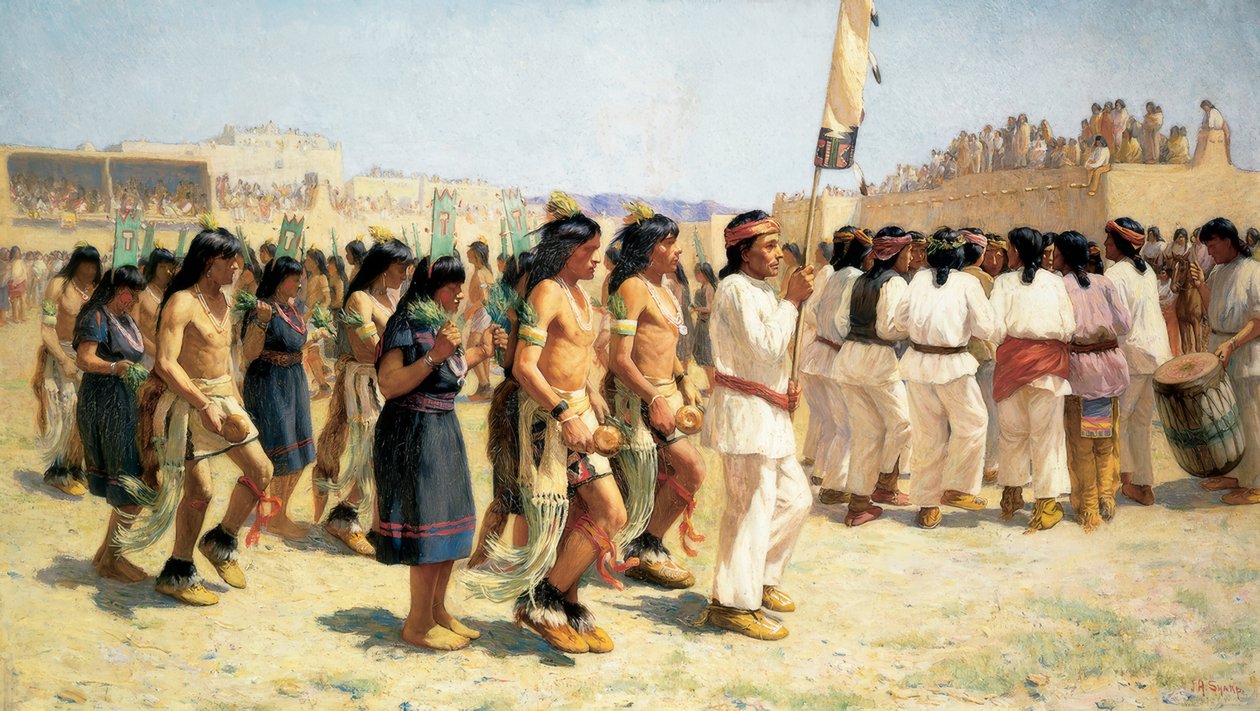 Taniec żniwny autorstwa Joseph Henry Sharp