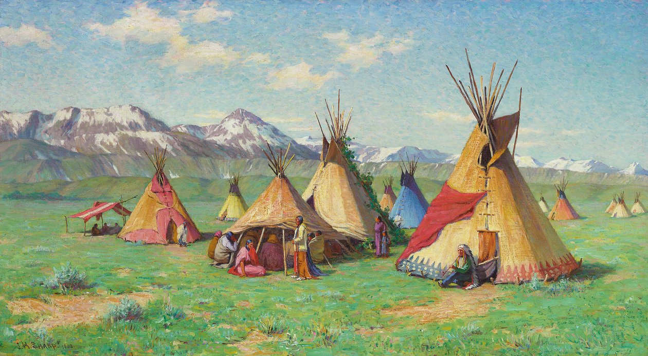 Medyczne tipi autorstwa Joseph Henry Sharp