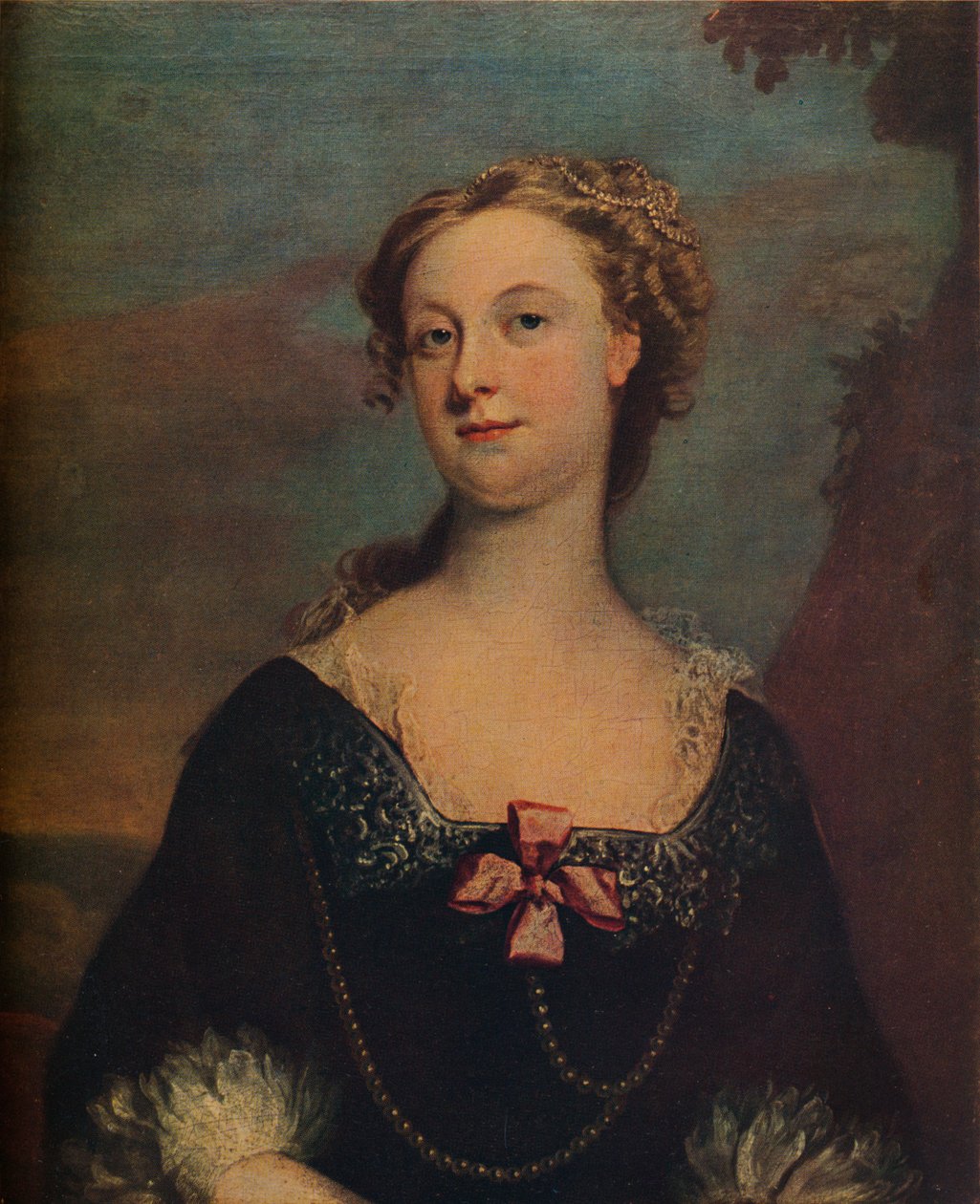 Mary Rossam, ok. 1734, 1930. autorstwa Joseph Highmore