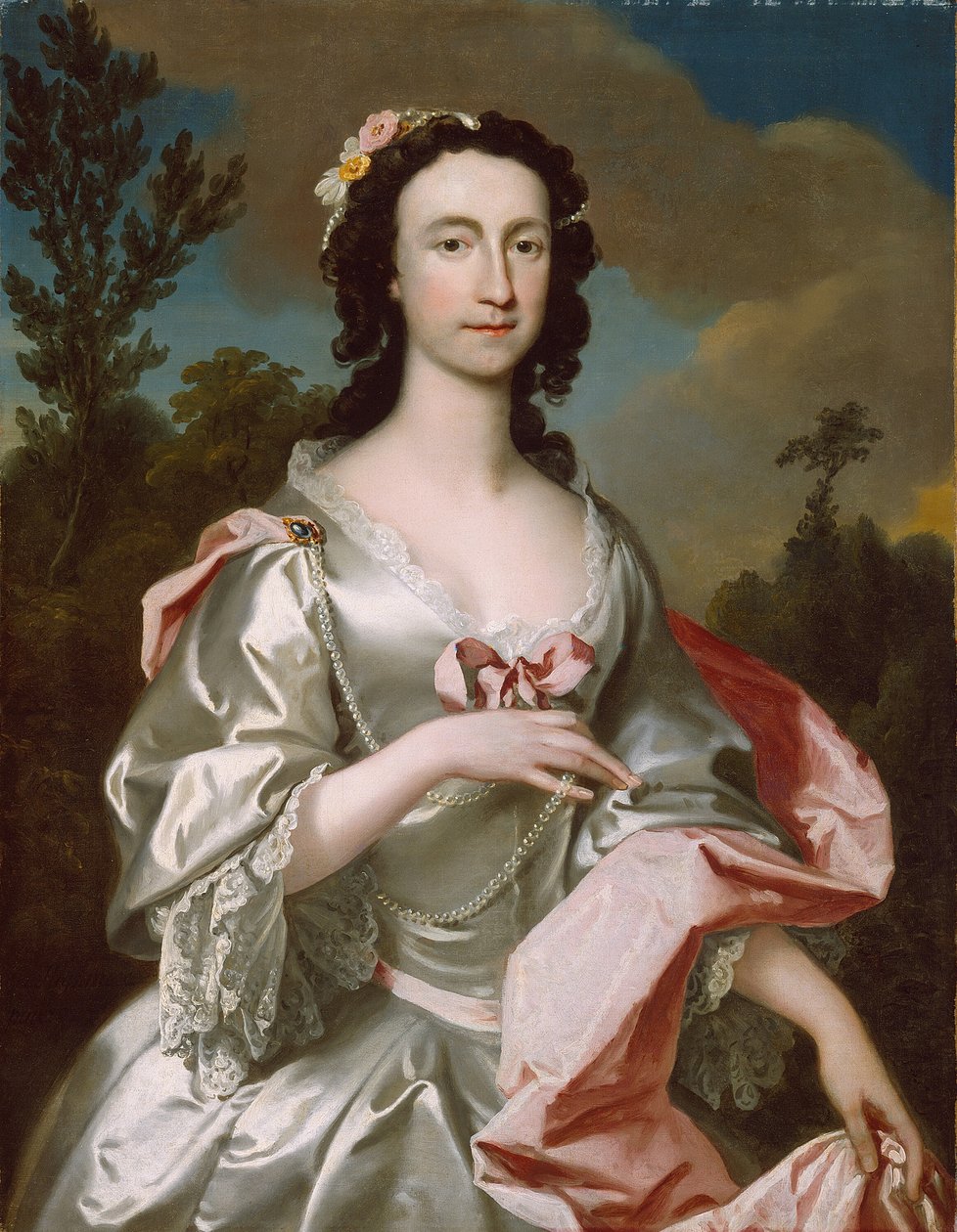 Pani Freeman Kwiat, 1747. autorstwa Joseph Highmore
