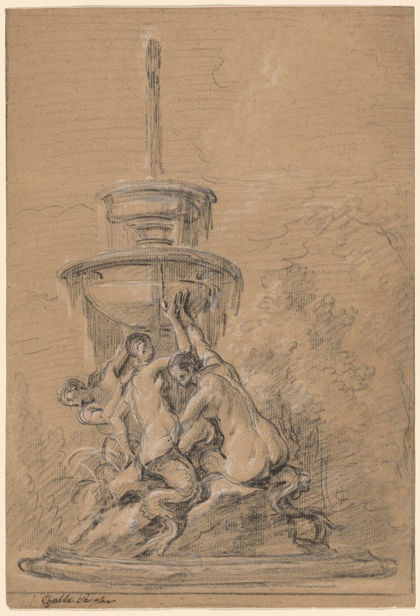 Fontanna z trzema Nereidami autorstwa Joseph Ignace François Parrocel