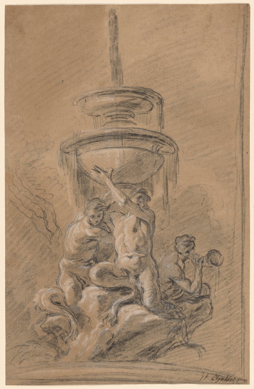 Fontanna z trzema trytonami autorstwa Joseph Ignace François Parrocel