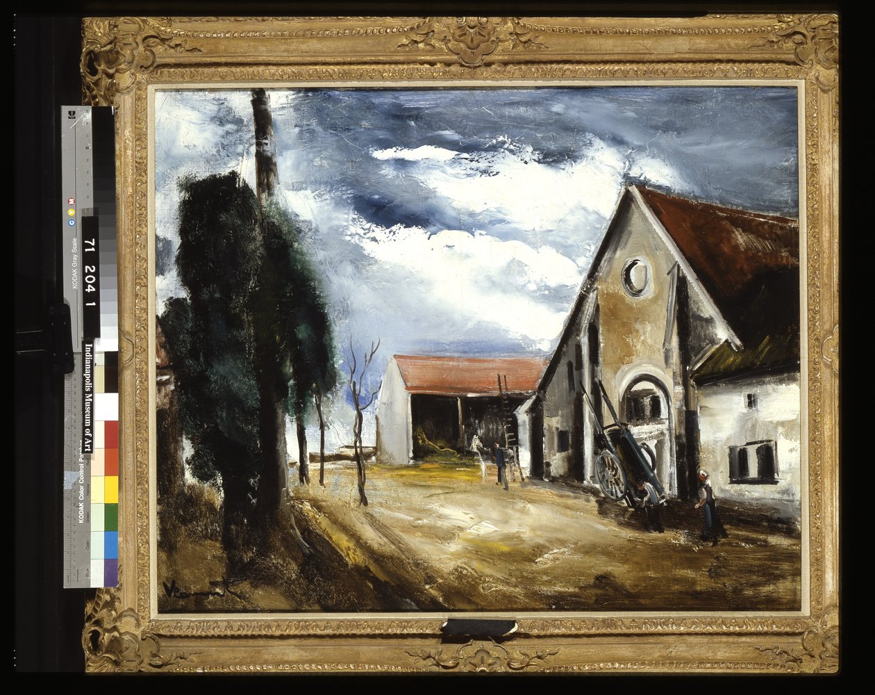Farmyard (olej na płótnie) autorstwa Joseph Jacob Plenck