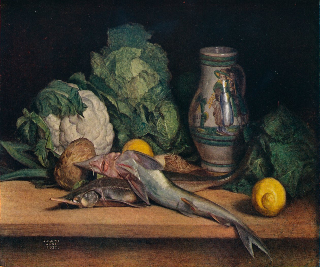"Martwa natura", ok. 1922, 1923 r autorstwa Joseph Jost