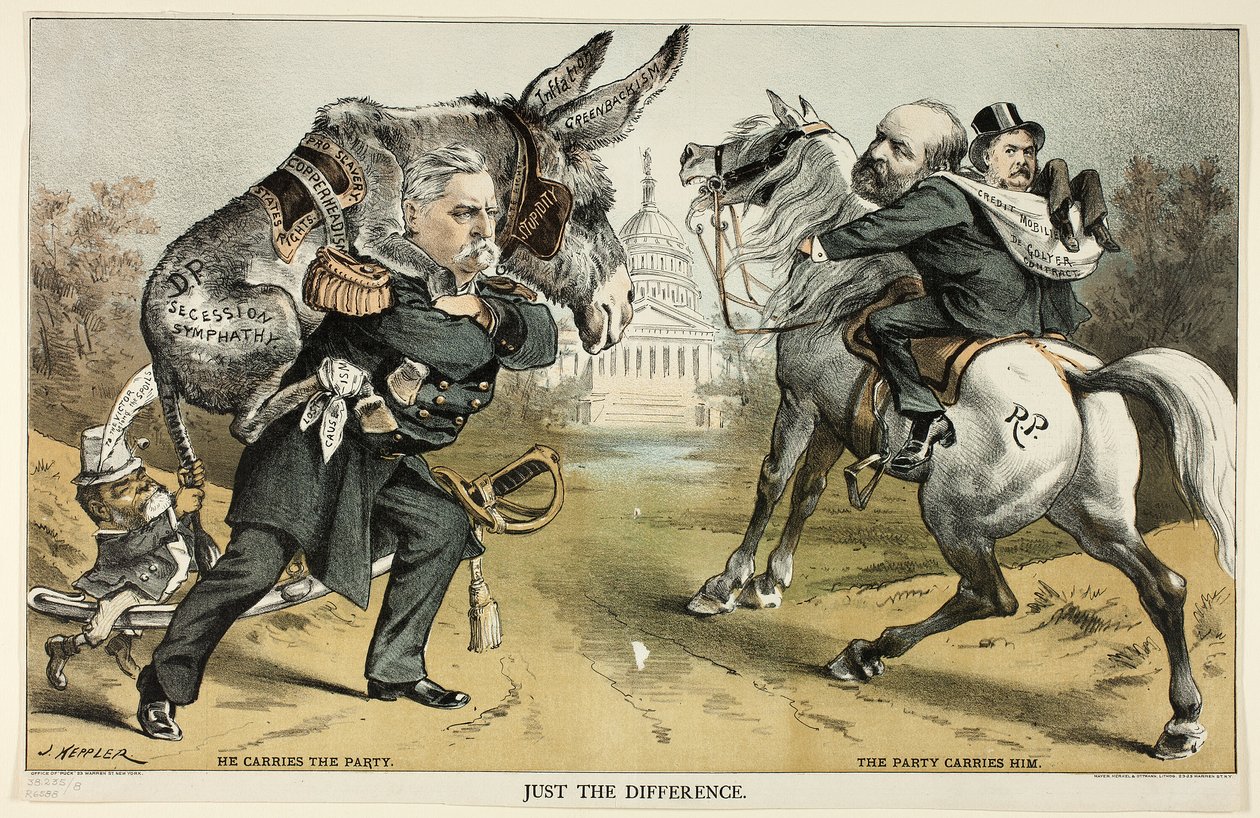 Just the Difference, z Pucka autorstwa Joseph Keppler