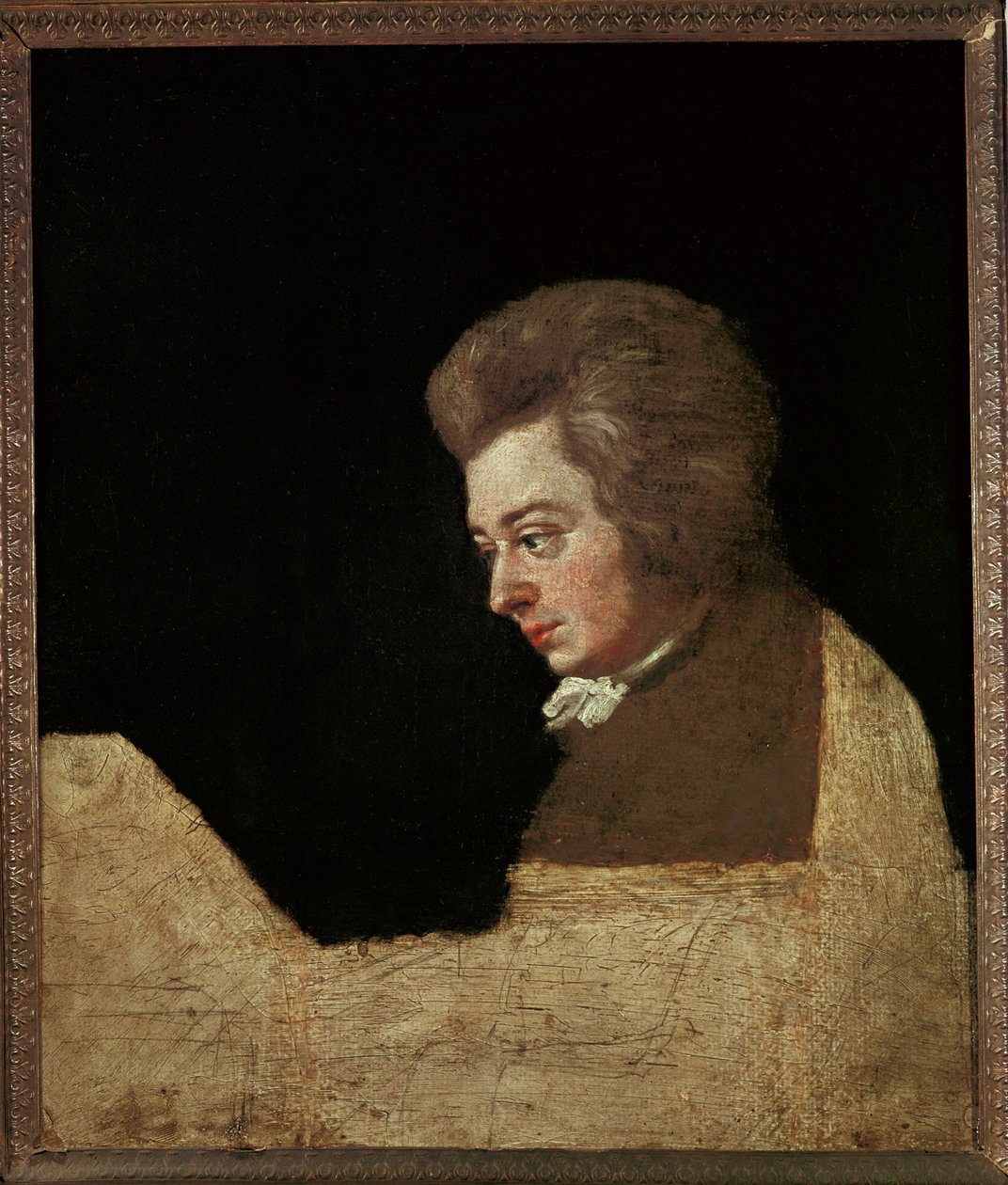 Wolfgang Amadeusz Mozart ... (olej na płótnie) autorstwa Joseph Lange