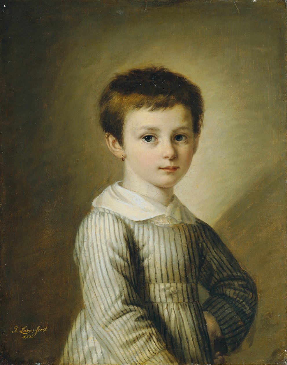 portret chłopca autorstwa Joseph Lavos