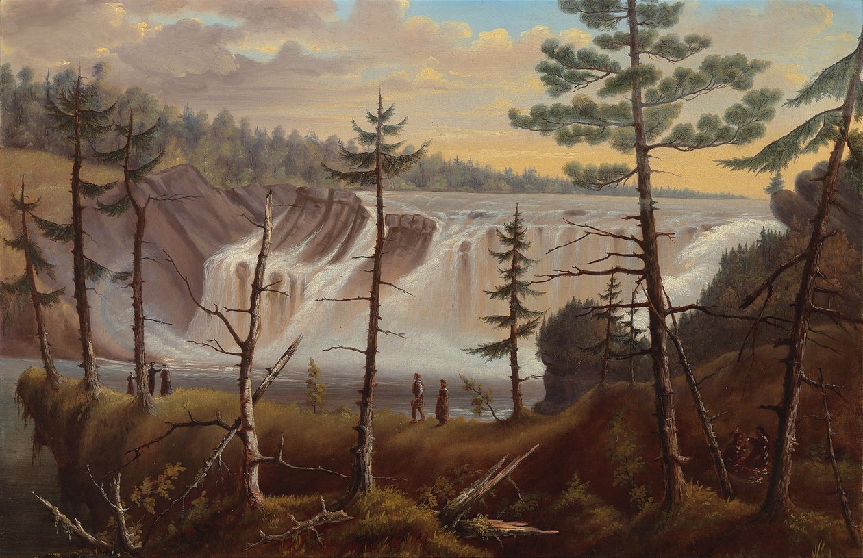 Wodospad Chaudière autorstwa Joseph Légaré