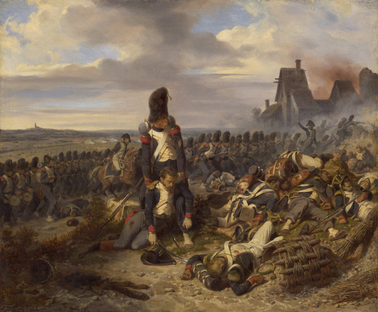 Scena bitewna, ok. 1825 autorstwa Joseph Louis Hippolyte Bellange
