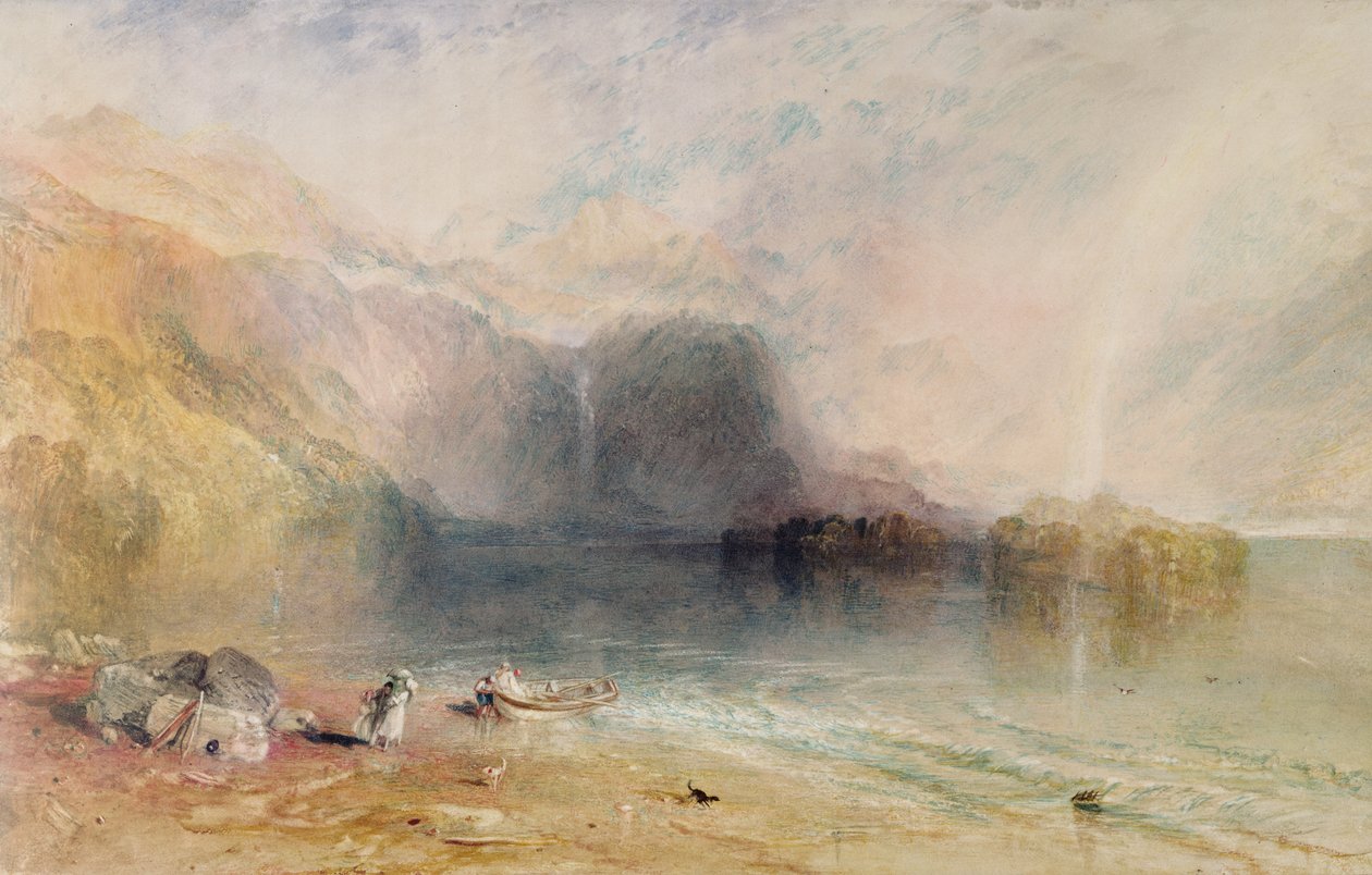 Keswick Lake, Cumberland, 1835 autorstwa Joseph Mallord William Turner