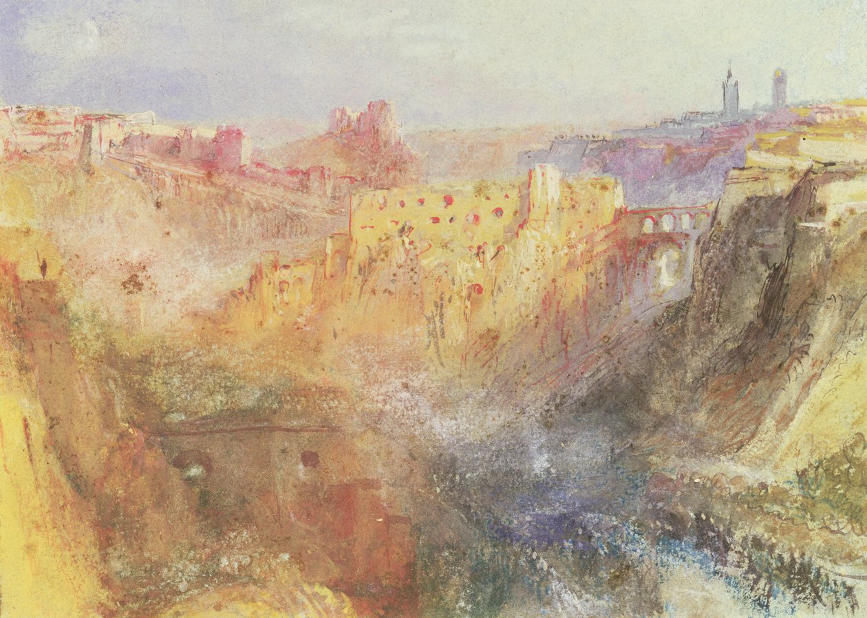 Luksemburg (wc na papierze) autorstwa Joseph Mallord William Turner