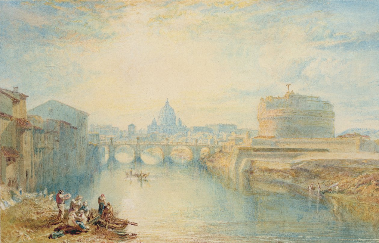 Rzym (wc na papierze) autorstwa Joseph Mallord William Turner