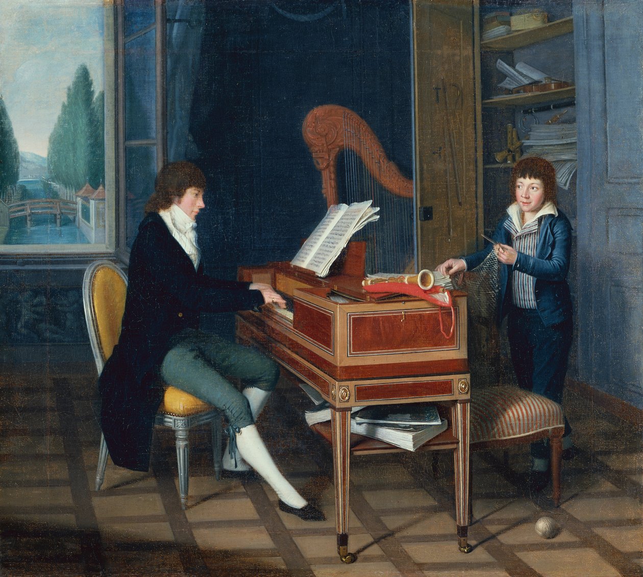 Louis i Alex Doxel autorstwa Joseph Marcellin Combette