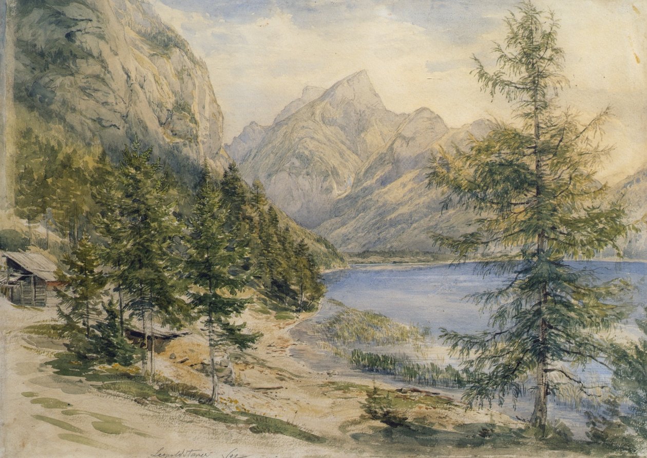 Jezioro Leopoldsteinersee autorstwa Joseph Martin Höger