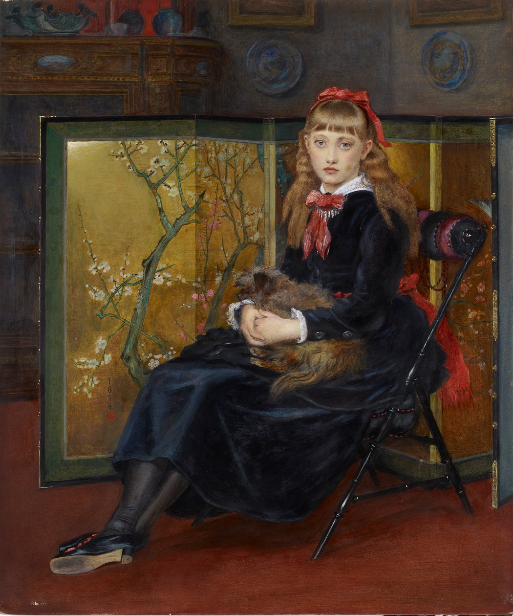 Muszka, 1874 autorstwa Joseph Middleton Jopling