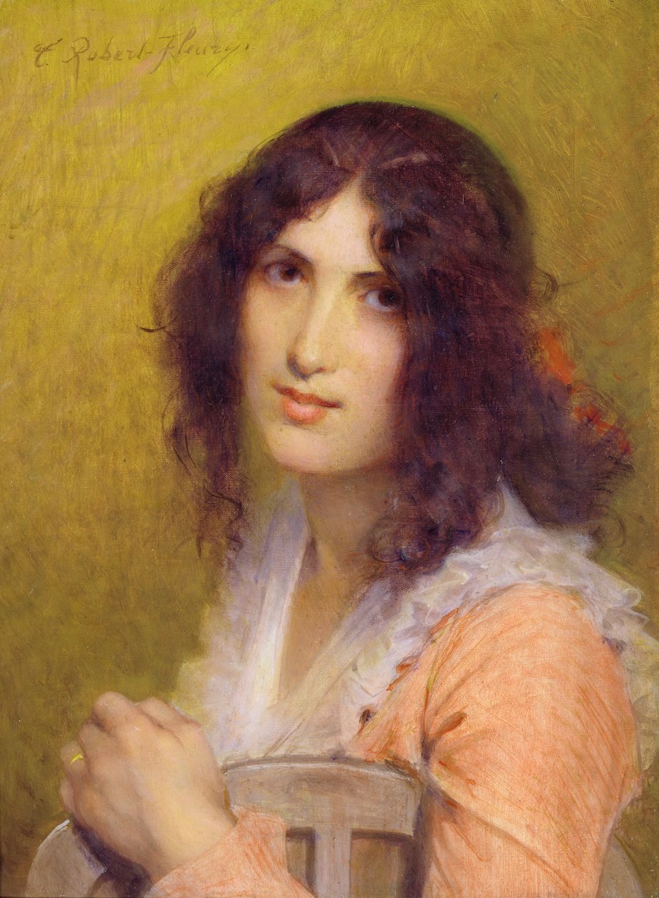 Carmella (pastel na papierze) autorstwa Joseph Nicolas Robert Fleury