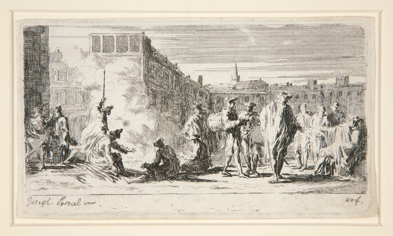 Le Bivouac (Obozowisko) autorstwa Joseph Parrocel