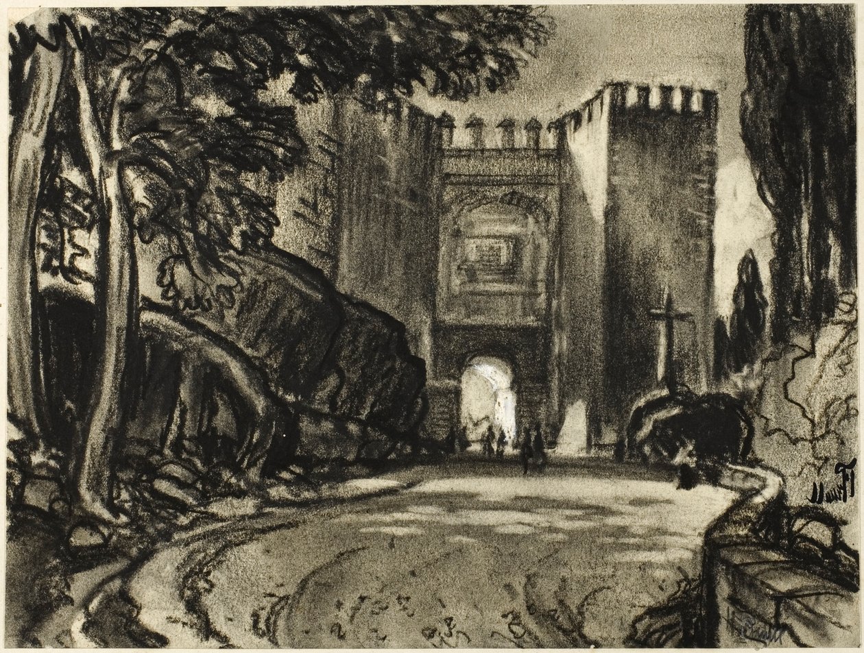 Brama Segowii autorstwa Joseph Pennell