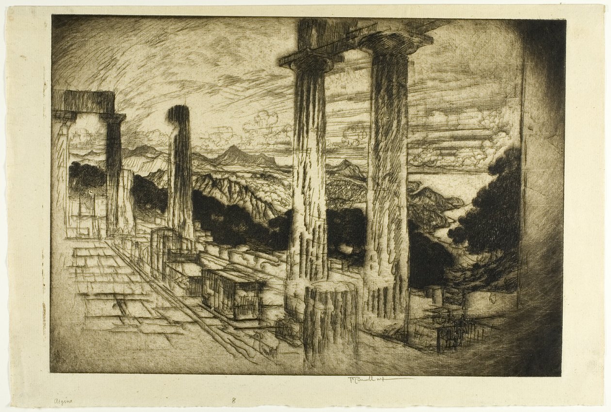 Egina autorstwa Joseph Pennell