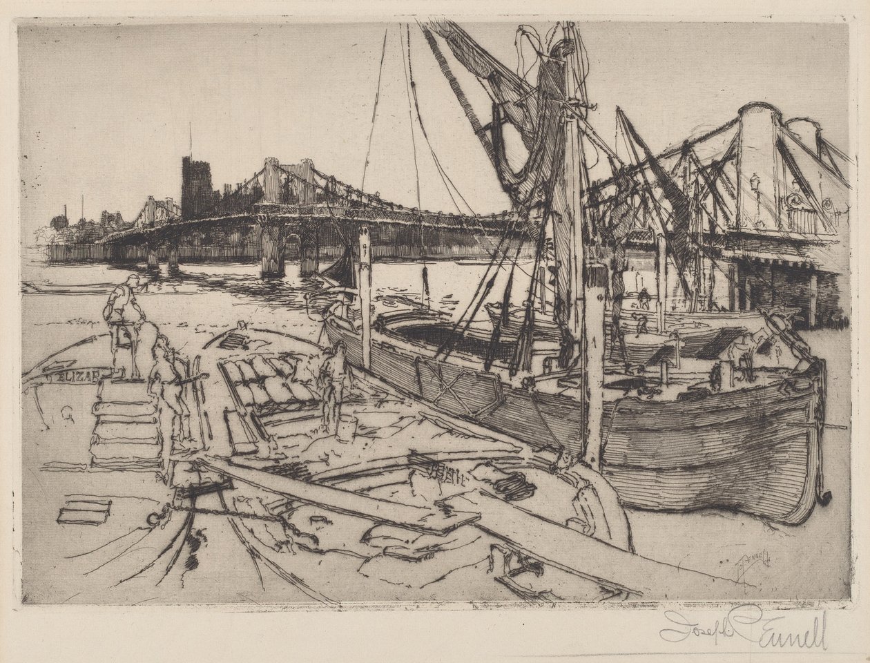 Chelsea, nr II autorstwa Joseph Pennell