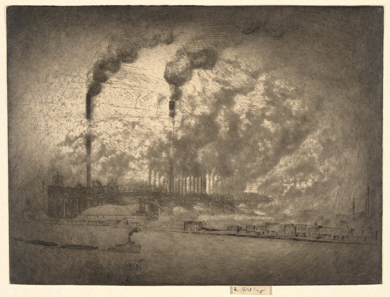 Illinois Steel Company autorstwa Joseph Pennell