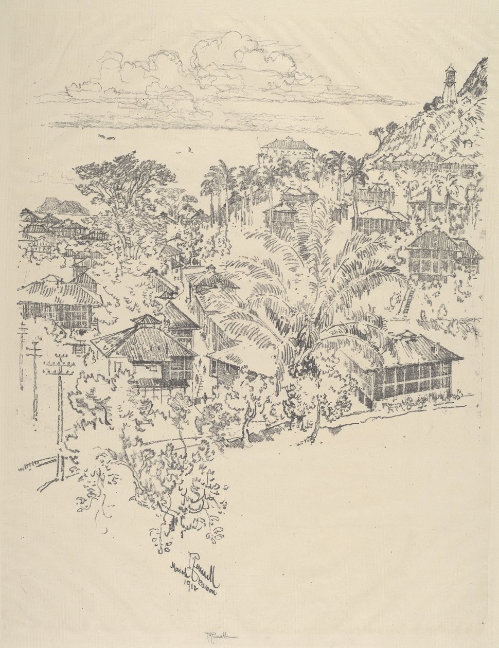 Oficjalny Ancon, 1912. autorstwa Joseph Pennell