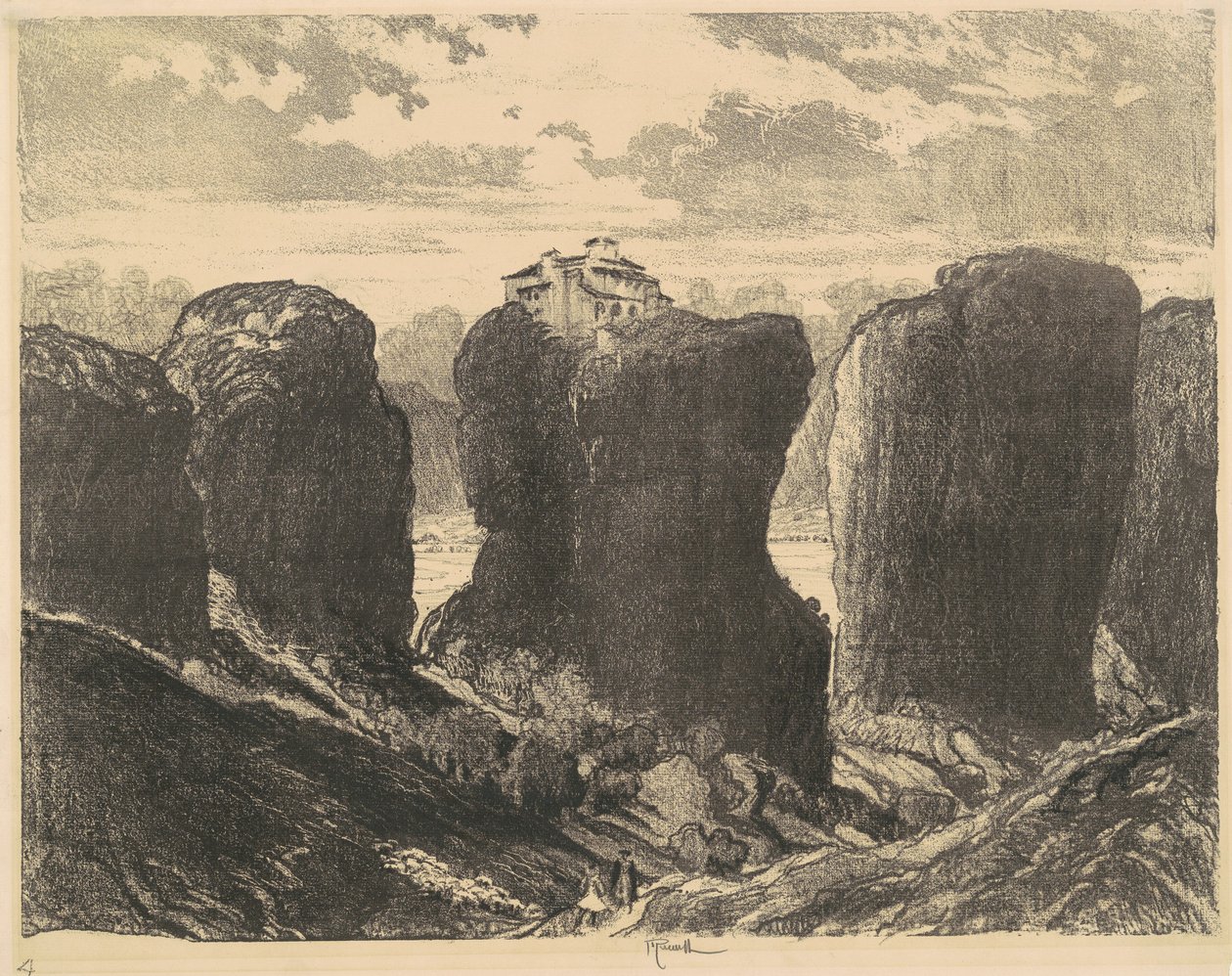 Klify Trójcy autorstwa Joseph Pennell