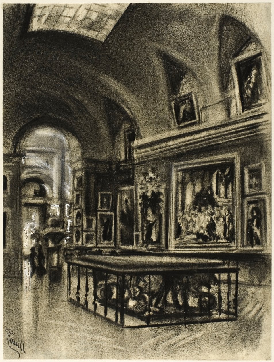 Wielka Galeria Prado autorstwa Joseph Pennell
