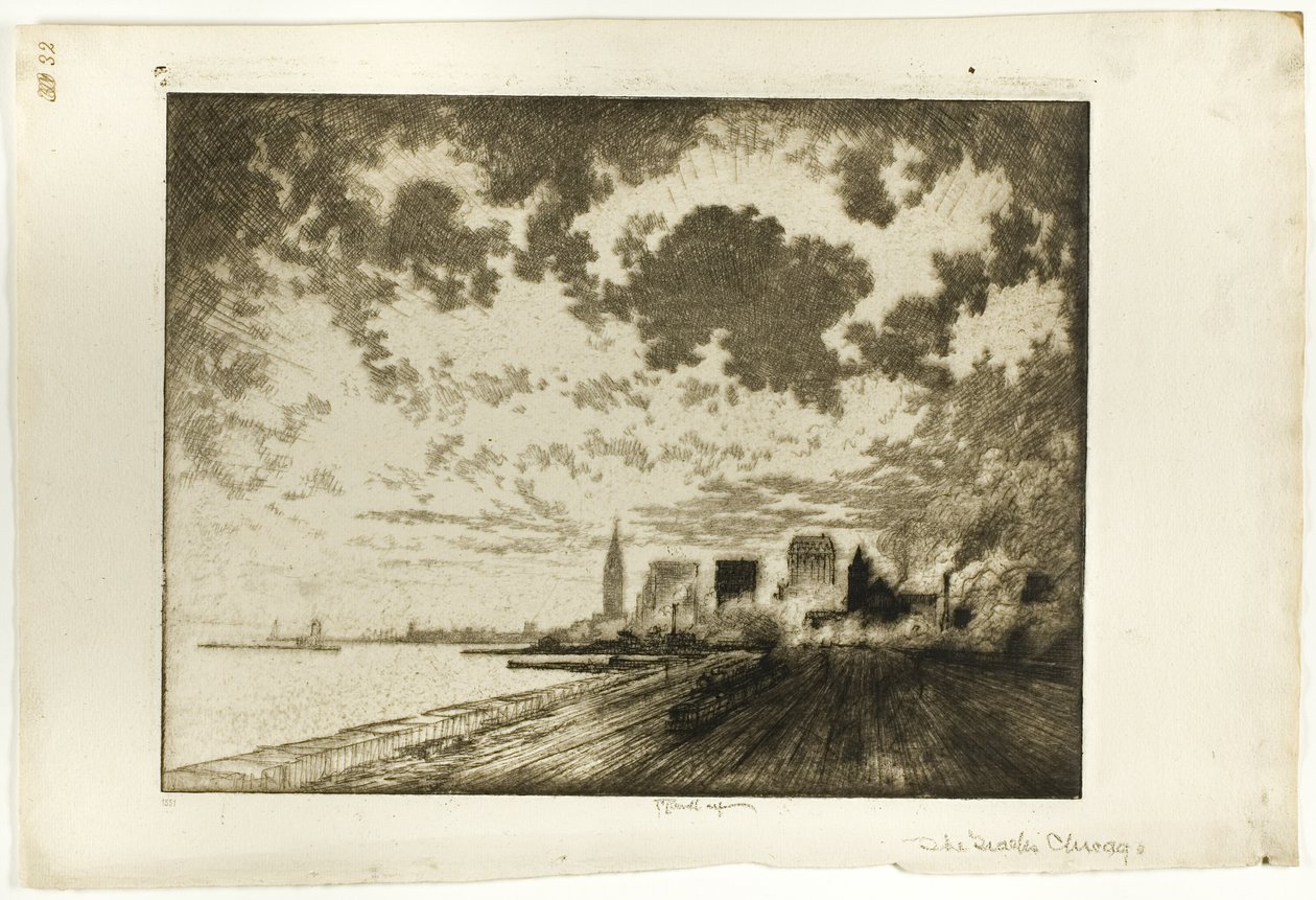 Utwory, Chicago autorstwa Joseph Pennell