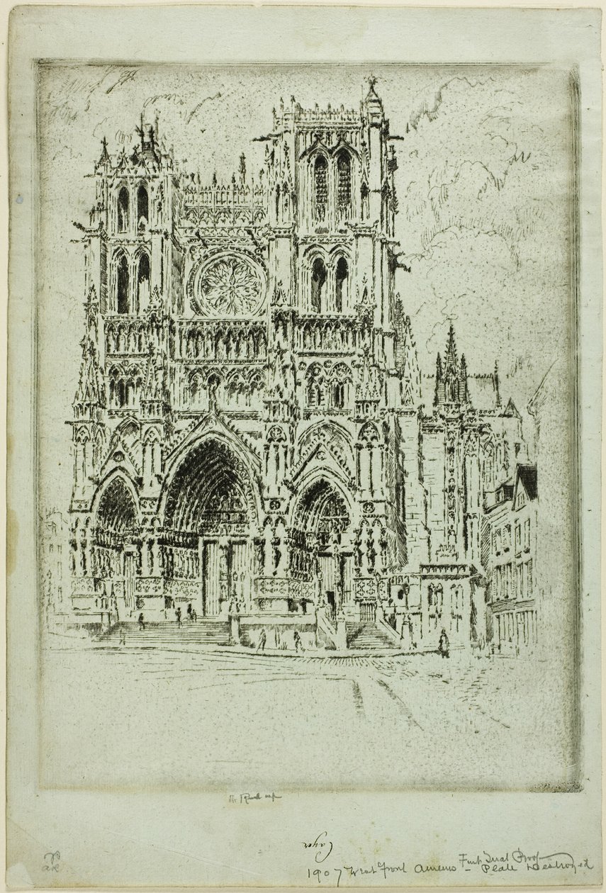 Front zachodni, Amiens autorstwa Joseph Pennell
