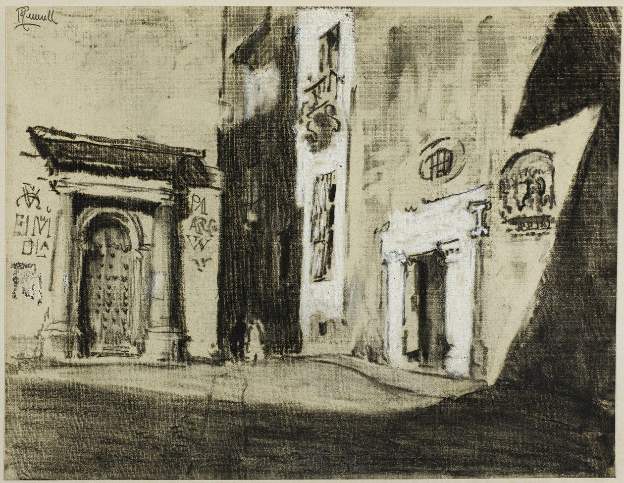 Ulice Toledo autorstwa Joseph Pennell