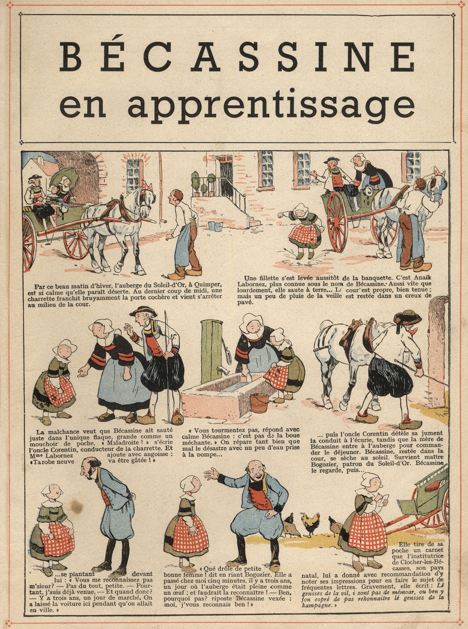 Becassine w treningu autorstwa Joseph Porphyre Pinchon