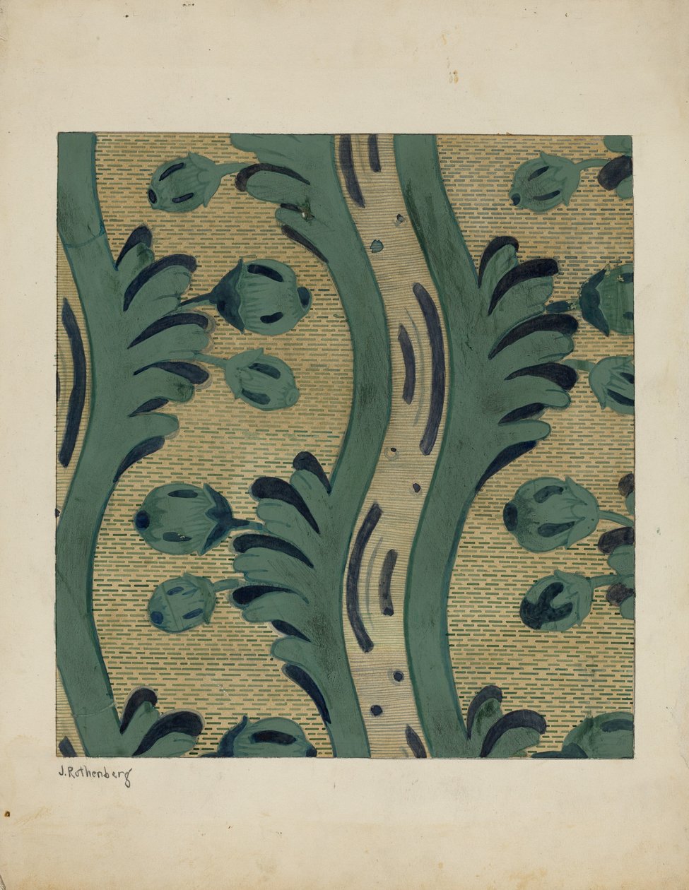 Papier ścienny, ok. 1937. autorstwa Joseph Rothenberg