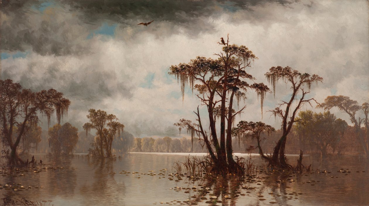 Scena Bayou autorstwa Joseph Rusling Meeker