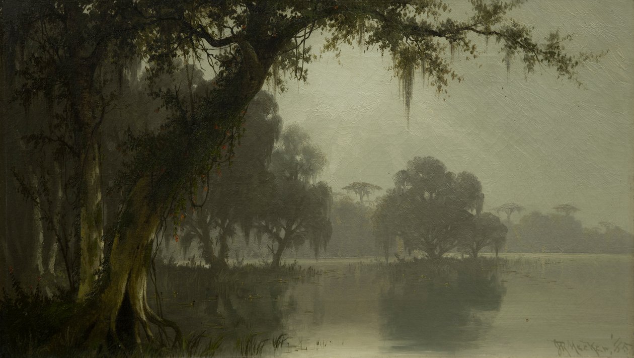 Scena bagienna autorstwa Joseph Rusling Meeker