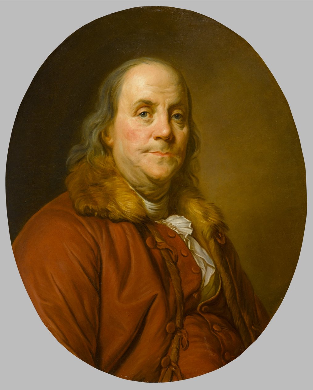 Benjamin Franklin (1706-1790), ok. 1779 autorstwa Joseph Siffred Duplessis