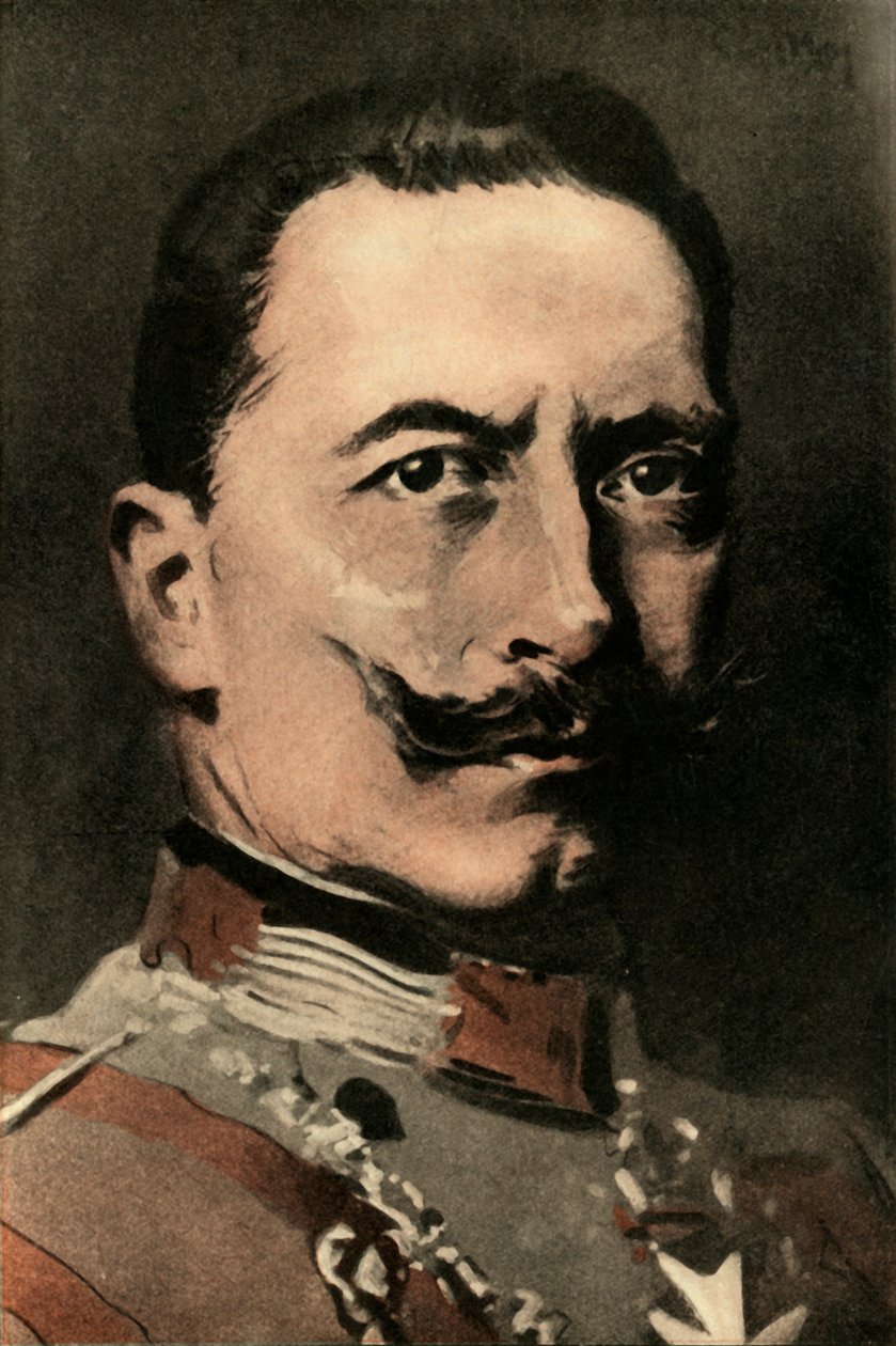 Wilhelm II, cesarz Niemiec, 1910. autorstwa Joseph Simpson