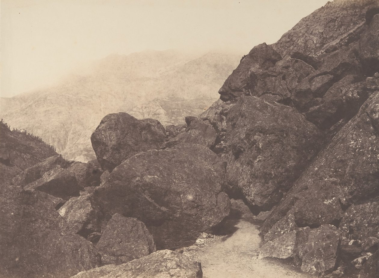 Bloki w chaosie, St-Sauveur, 1853. autorstwa Joseph Vigier