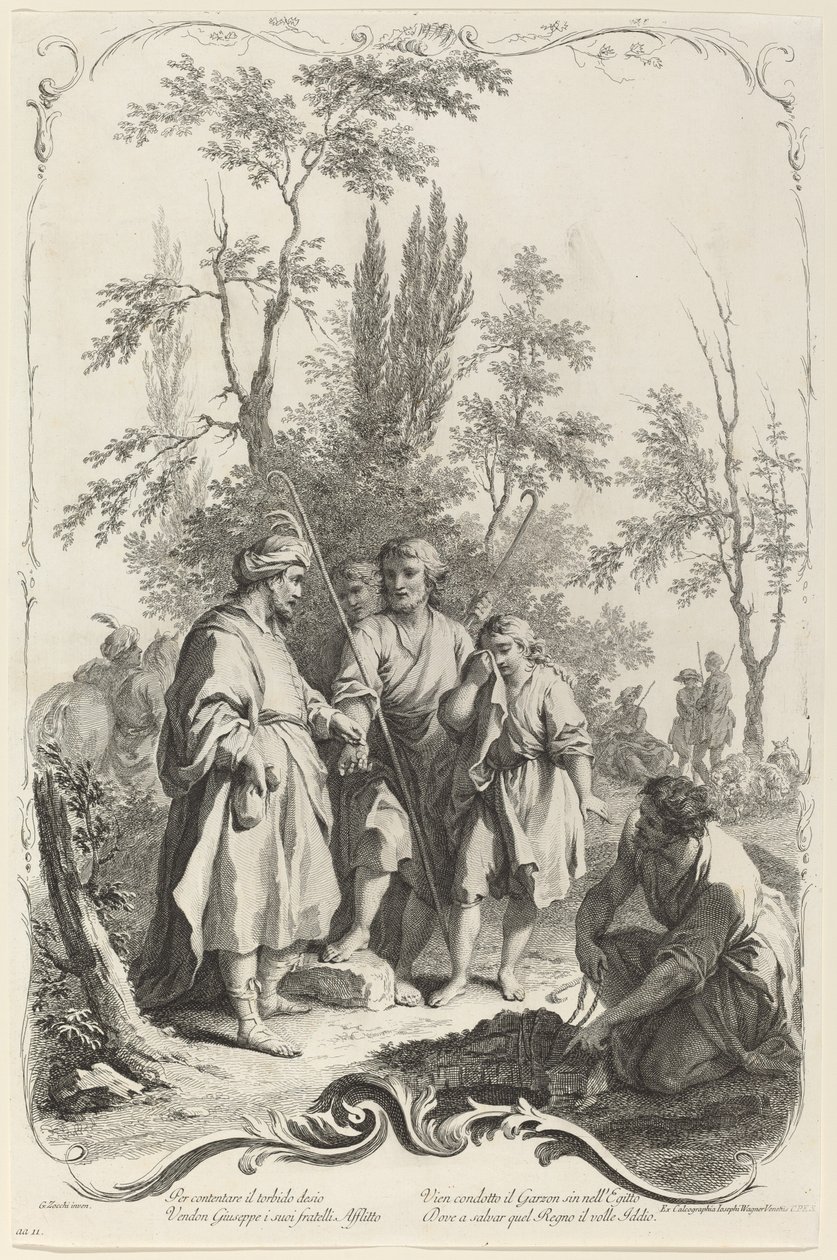 Józef i jego bracia autorstwa Joseph Wagner