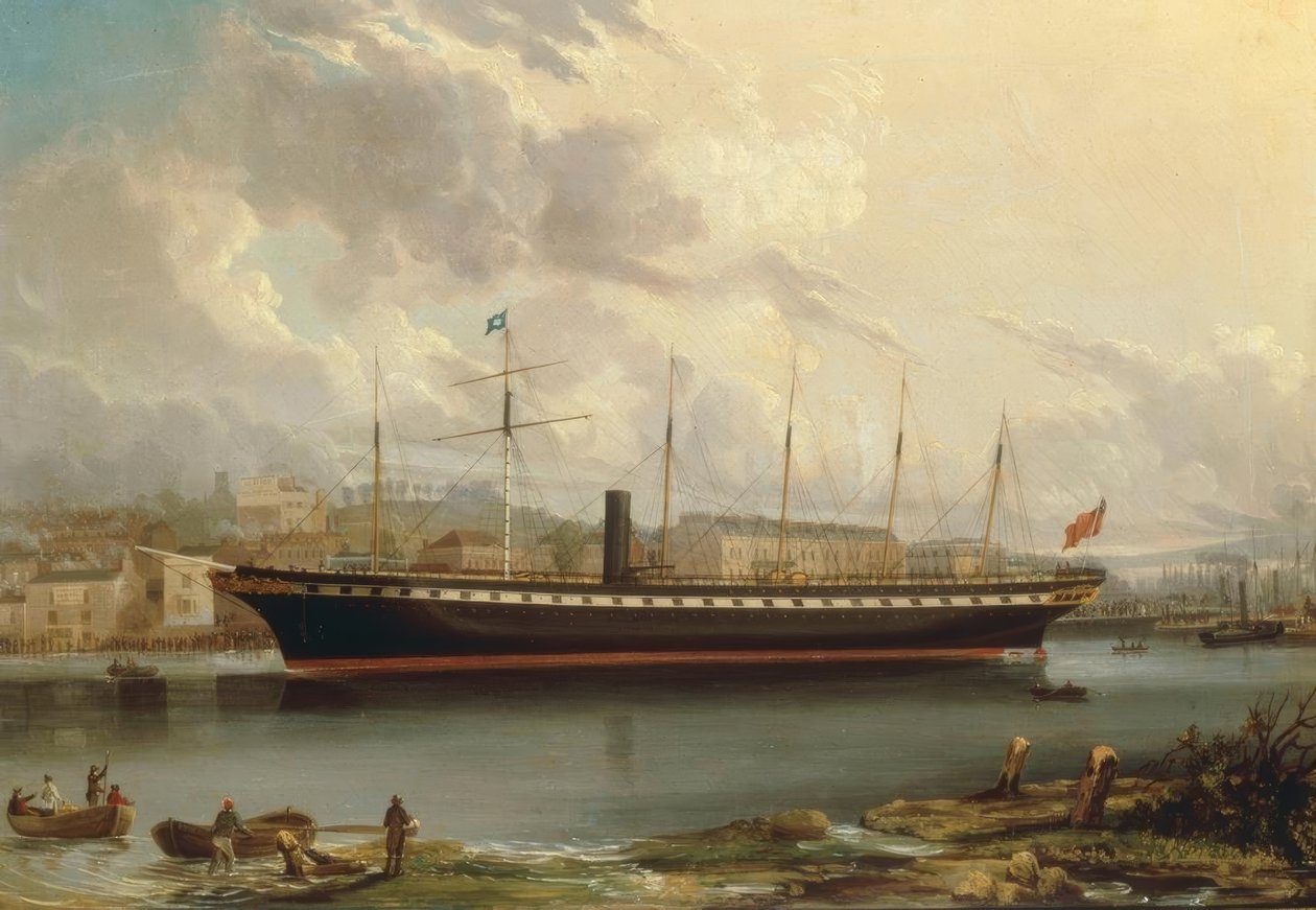 Dziewiczy rejs do Wielkiej Brytanii w 1856 r. autorstwa Joseph Walter