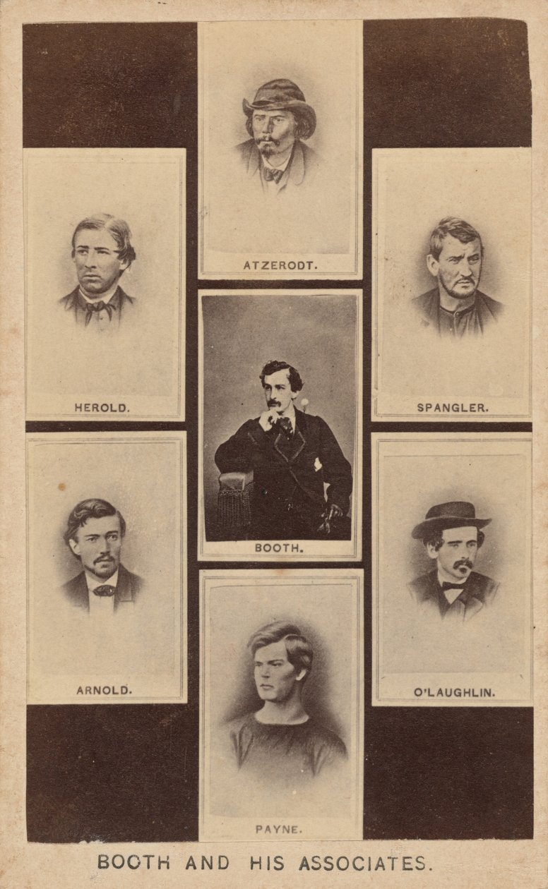 Booth i jego współpracownicy, 1865 (zdjęcie) autorstwa Joseph Ward