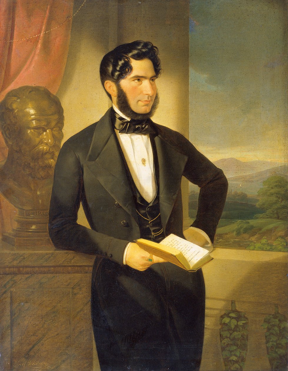 portret dżentelmena autorstwa Joseph Weidner