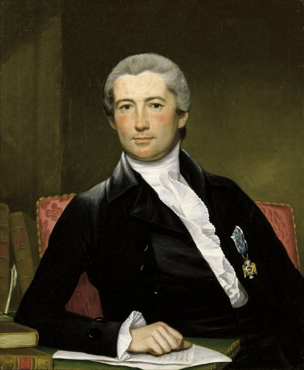 Portret generała Gilesa, ca. 1785. autorstwa Joseph Wright
