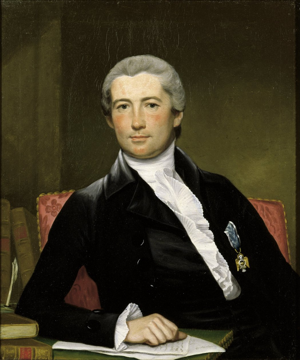 Portret generała Gilesa autorstwa Joseph Wright of Derby