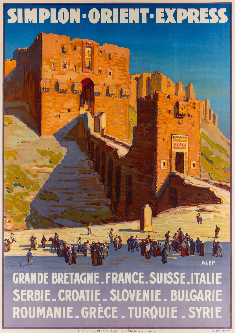 Simplon-Orient-Express, ok. 1927. autorstwa Joseph de La Nézière