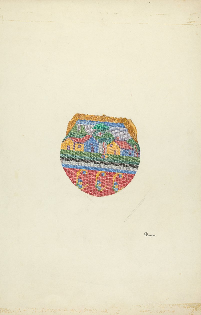 Torebka z paciorkami, ok. 1937. autorstwa Josephine C. Romano