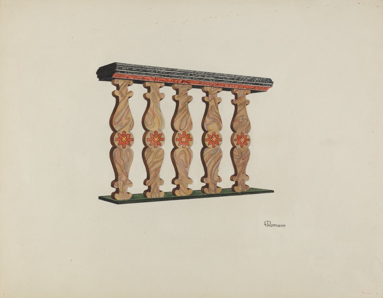 Szyna chórowa, 1938. autorstwa Josephine C. Romano