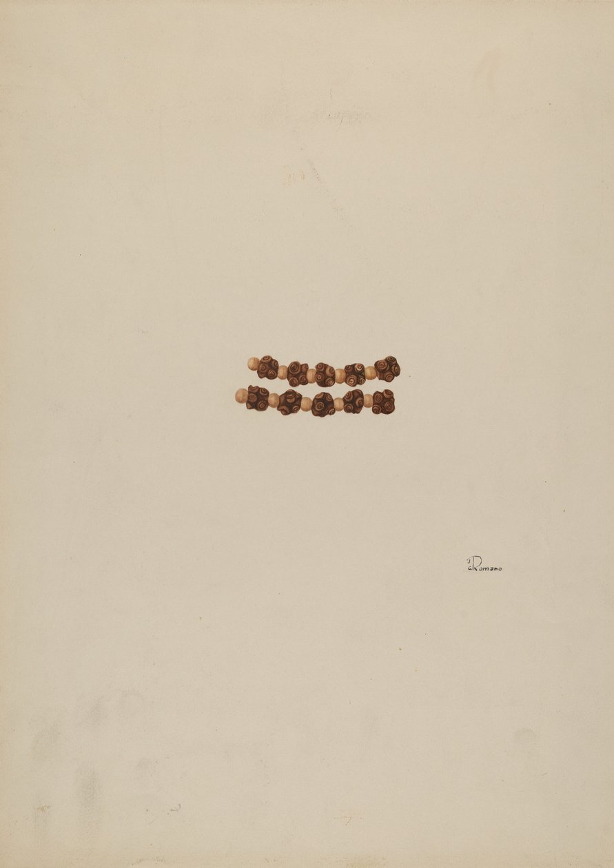 Różaniec, c. 1940. autorstwa Josephine C. Romano