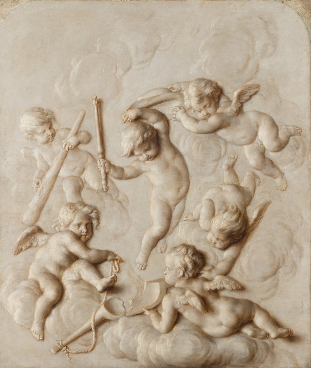 Grające putti autorstwa Josephus Geeraerts
