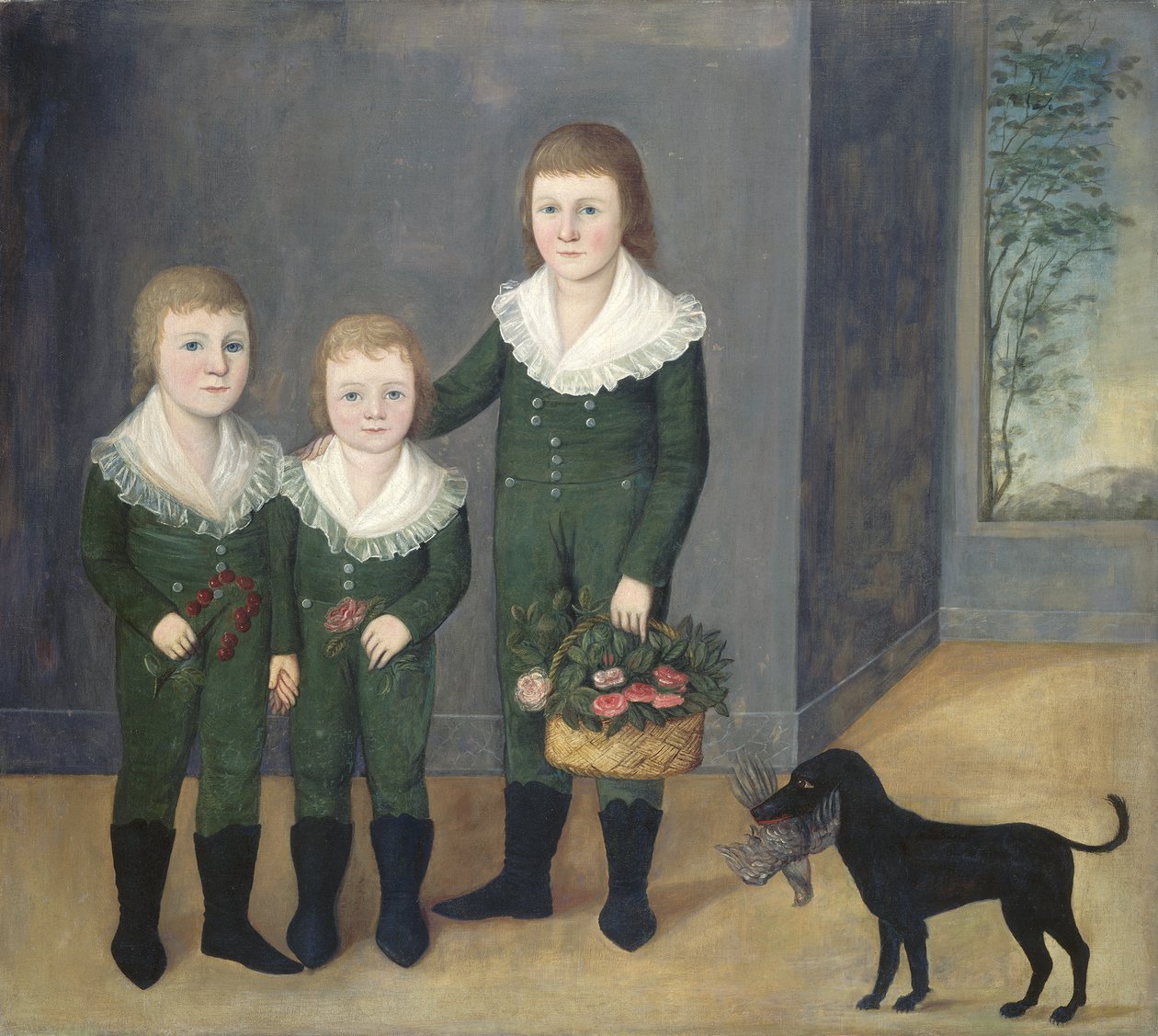 Dzieci z Westwood ok. 1807 r. autorstwa Joshua Johnson